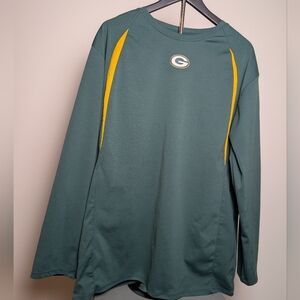 Green Bay Packers NFL Team Apparel Long Sleeve Shirt Men’s Large Lightweight